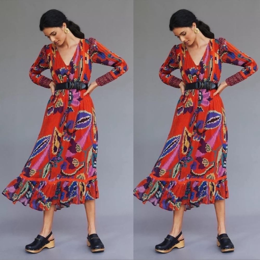 By Anthropologie | Tropical Maxi Dress - Picture 16 of 16